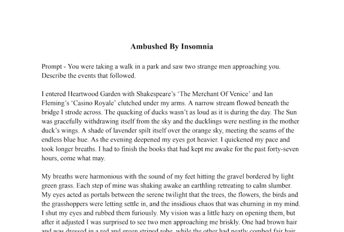 leave a mark in the mind of readers